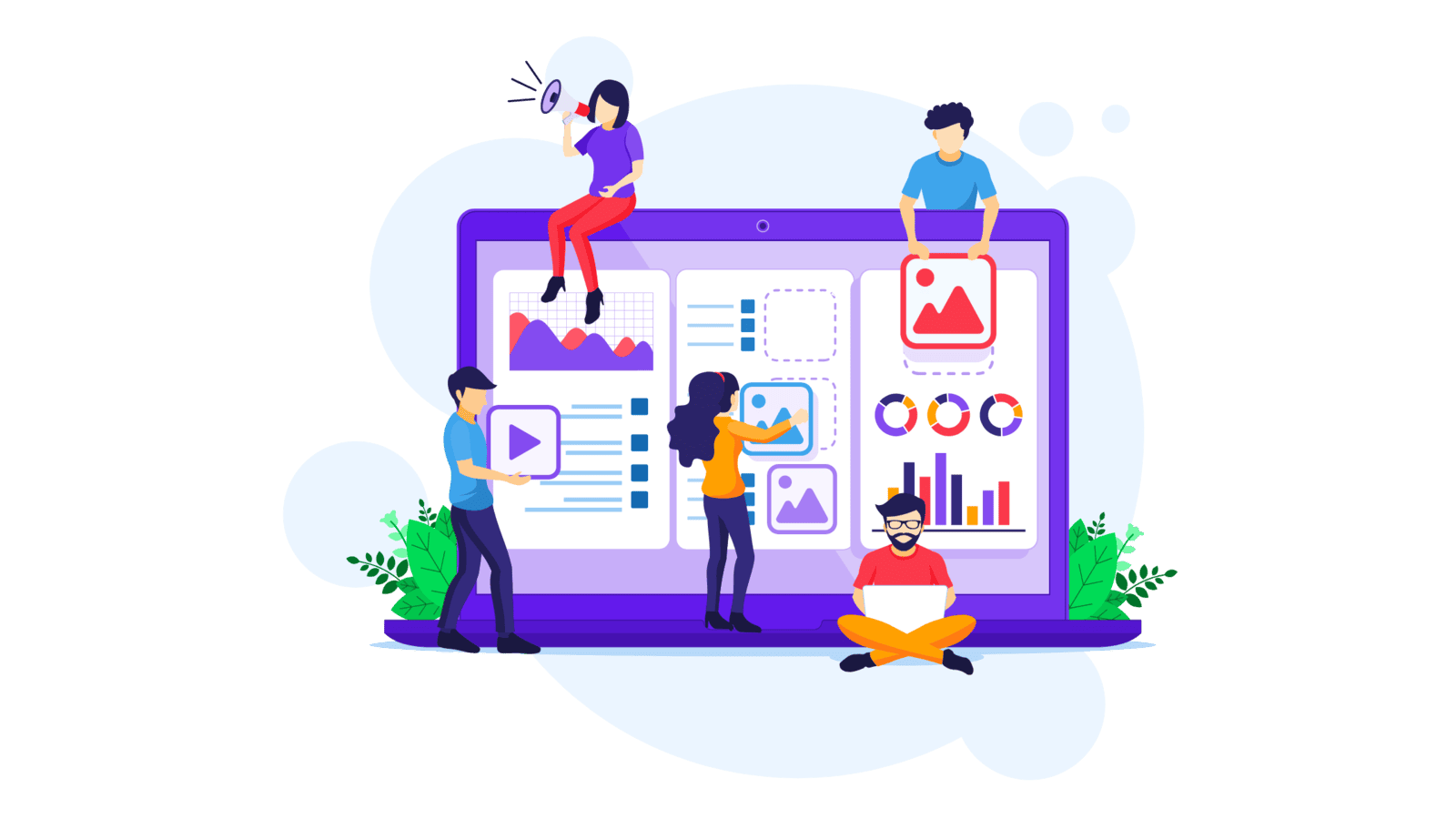 SEO strategy planning illustration – Tekaxis digital campaign design